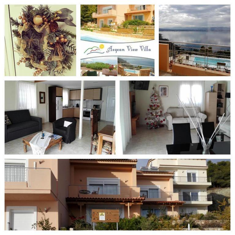 Aegean View Villa Loutráki Exterior foto